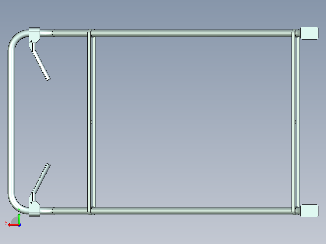 电动四轮除草机结构设计（含UG三维图+CAD图纸+说明书）后视图