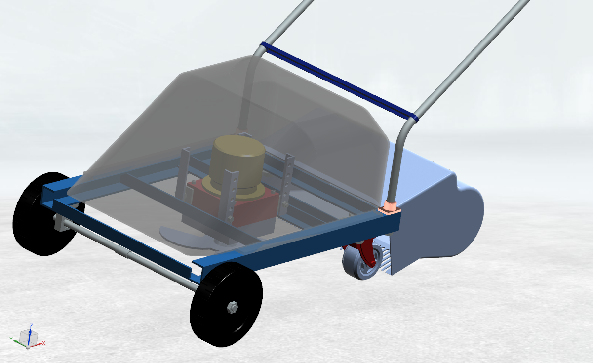 电动四轮除草机结构设计（含UG三维图+CAD图纸+说明书）