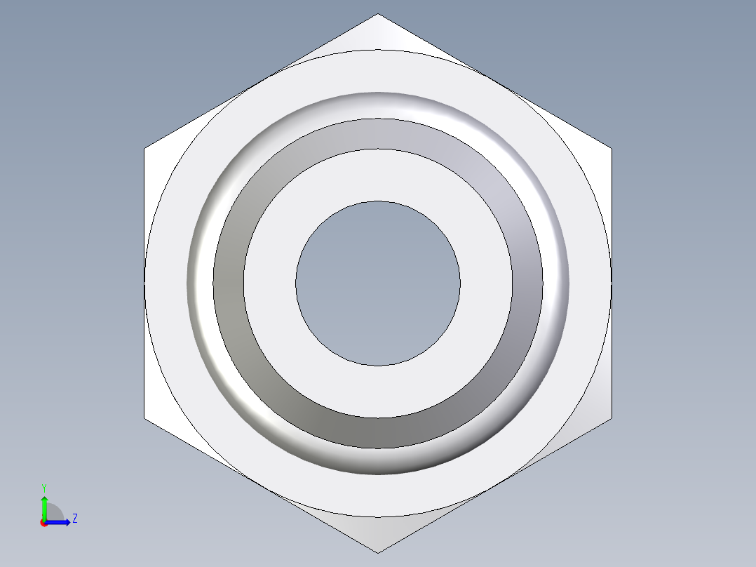 卡套式工业通用硬管接头EO_Male_Stud_connector_GEO08ZLMCF左视图