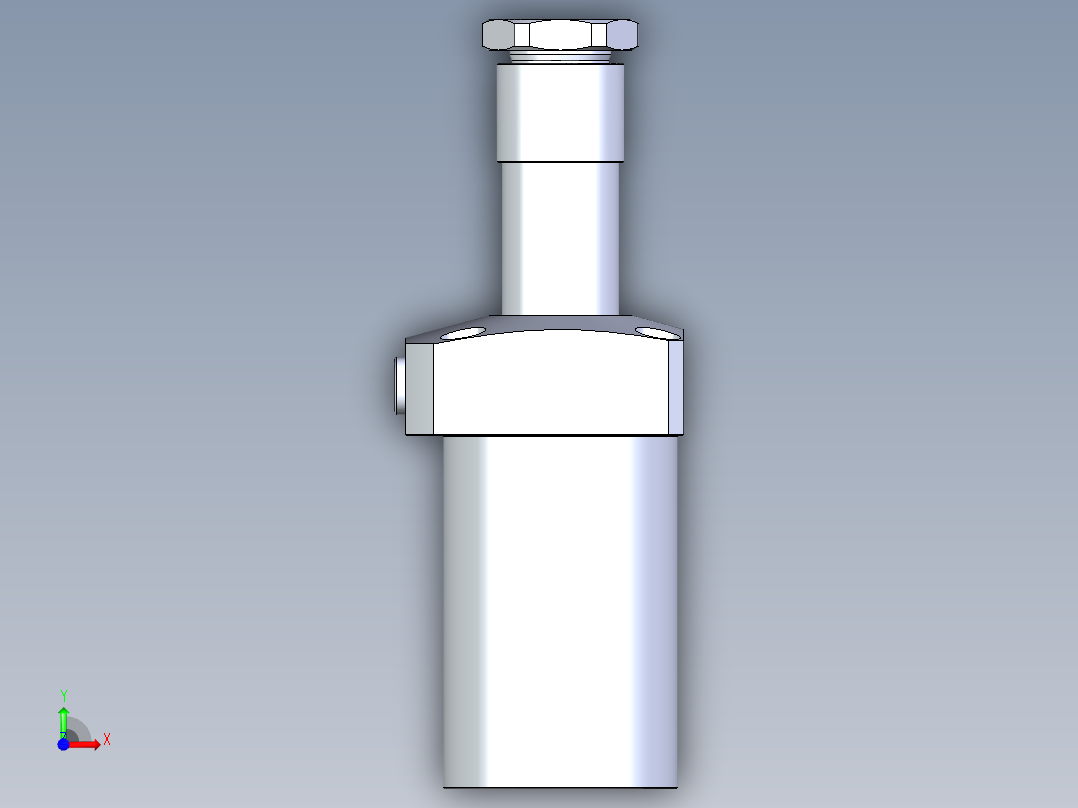 KOSMEKLHA0900-CL-Q40多系列多零件图纸模型前视图