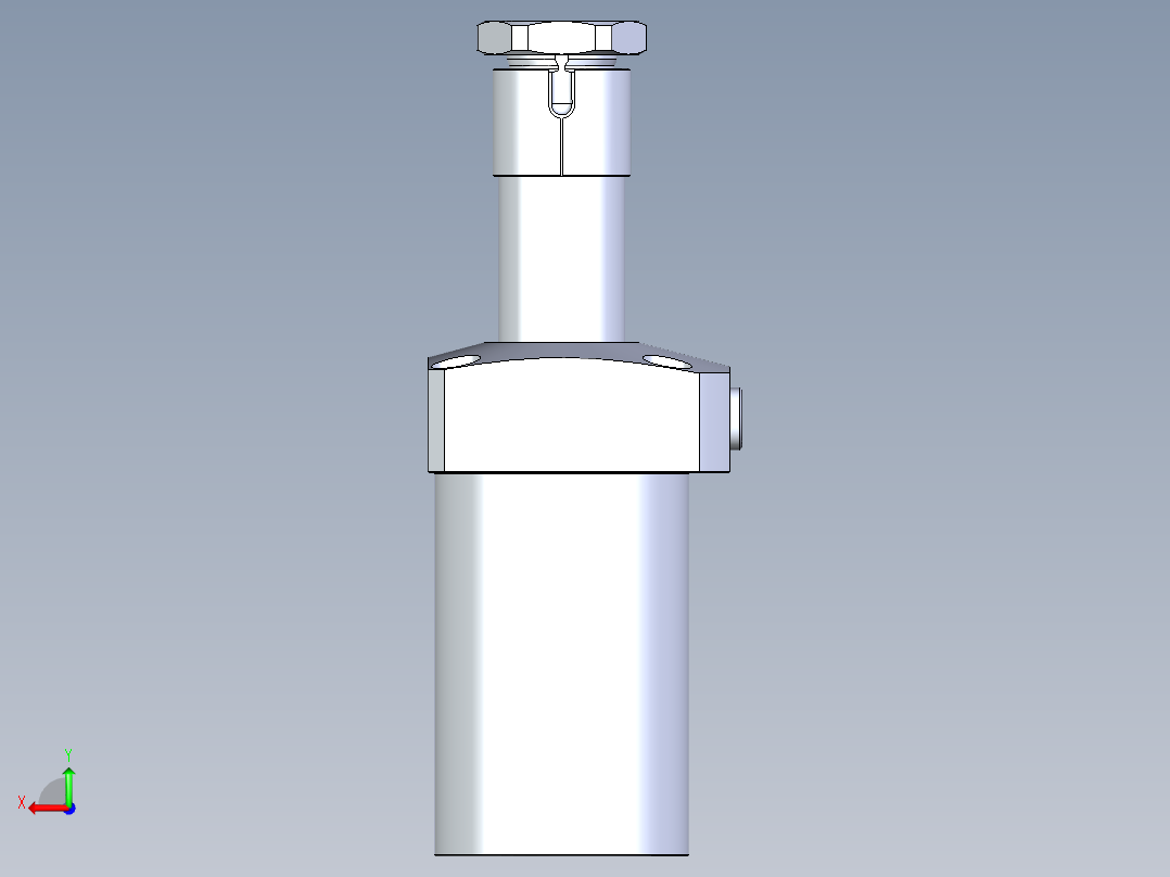 KOSMEKLHA0900-CL-Q40多系列多零件图纸模型后视图