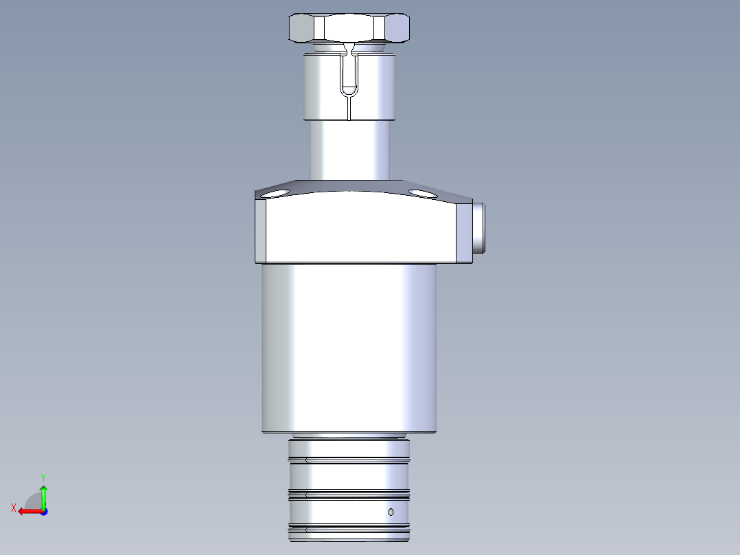 KOSMEKLHA0650-CLM多系列多零件图纸模型后视图