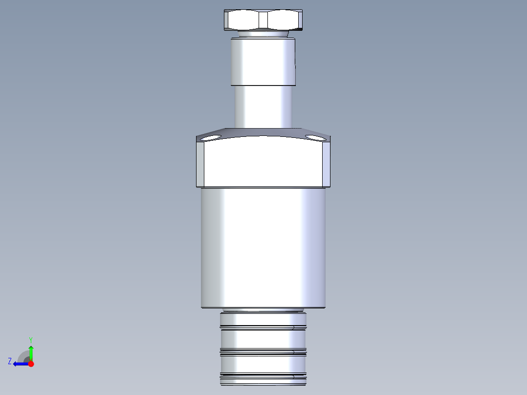 KOSMEKLHA0650-CLM多系列多零件图纸模型右视图