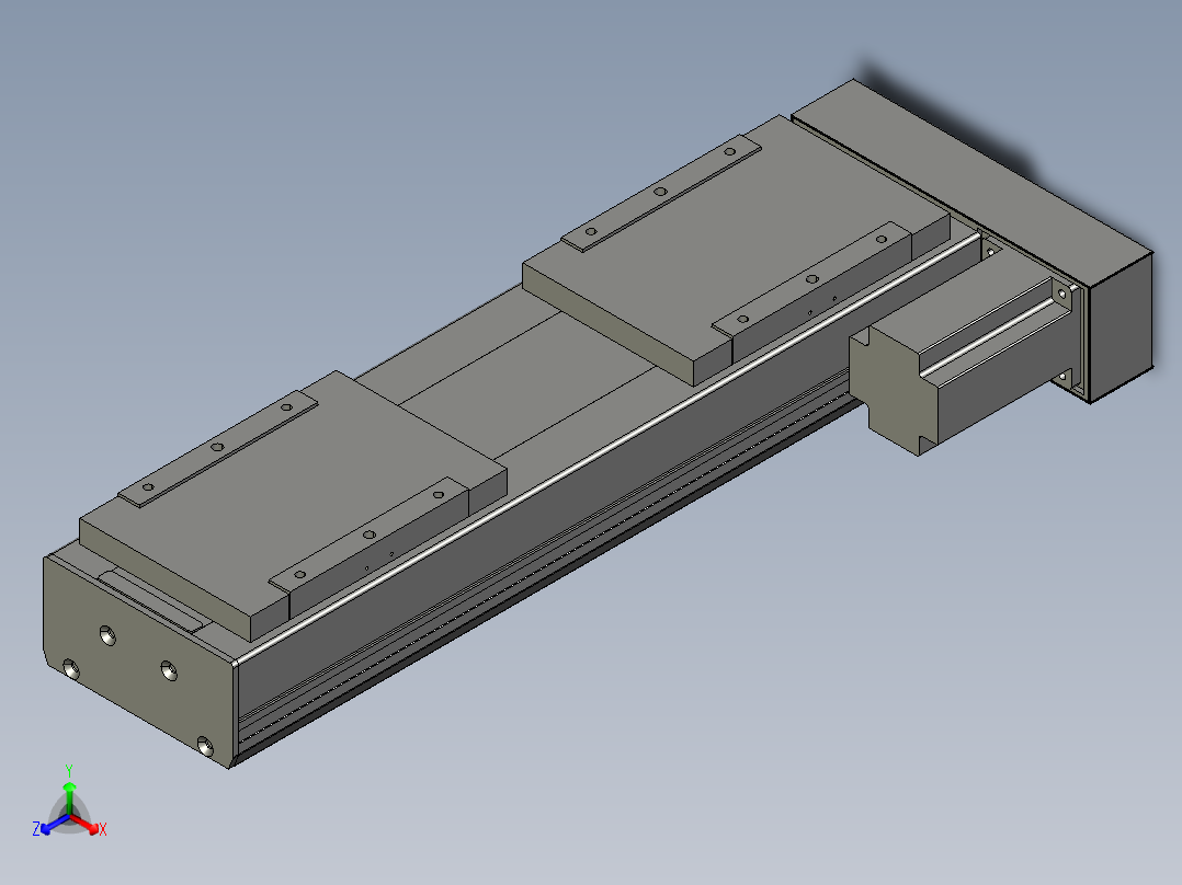 直线模组LHC17-S350-R设计图纸