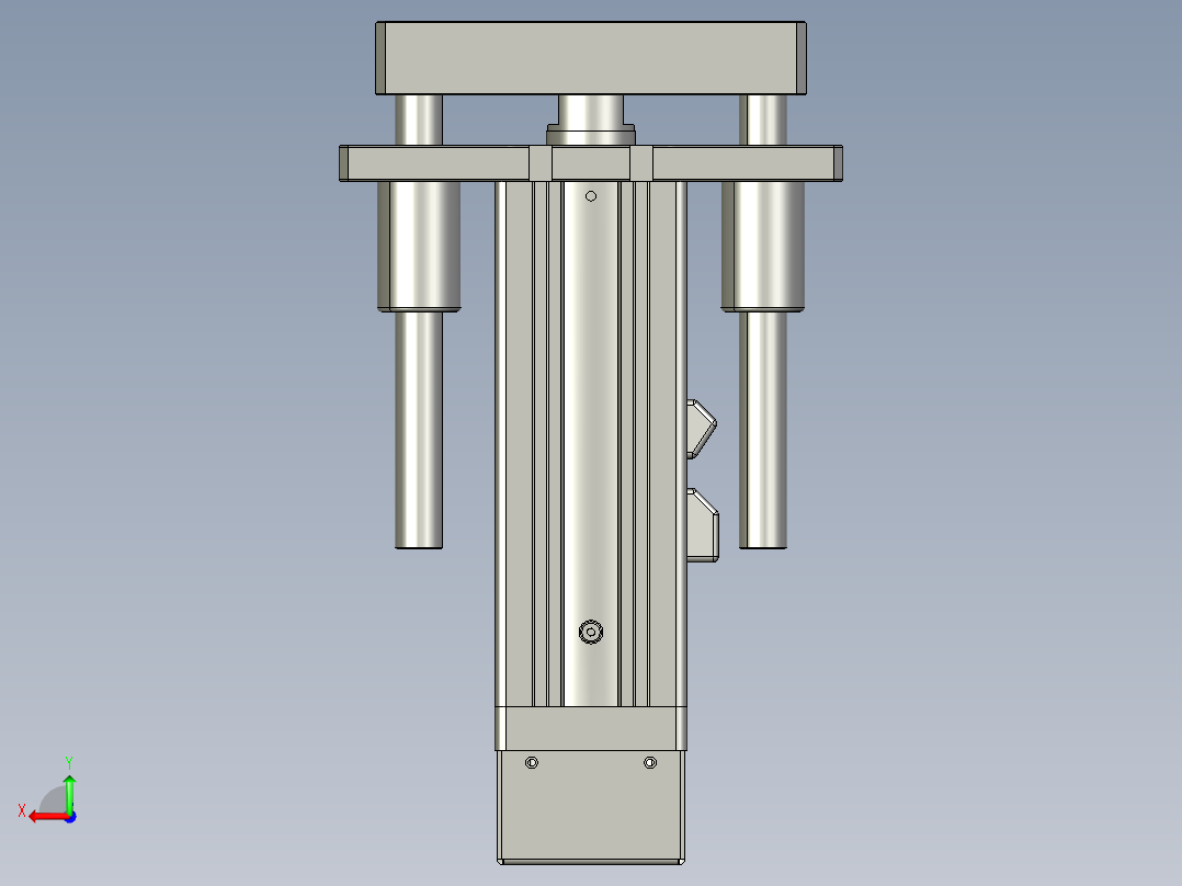12VZ电动缸-VZ6D-S50-BD后视图