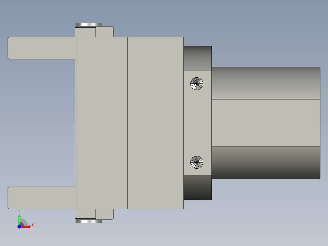 普通气爪PH12-40前视图