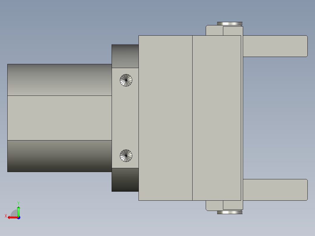 普通气爪PH12-40后视图