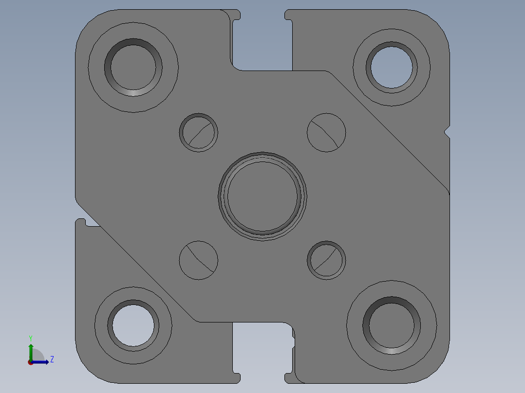 气缸TACQ16X10S左视图
