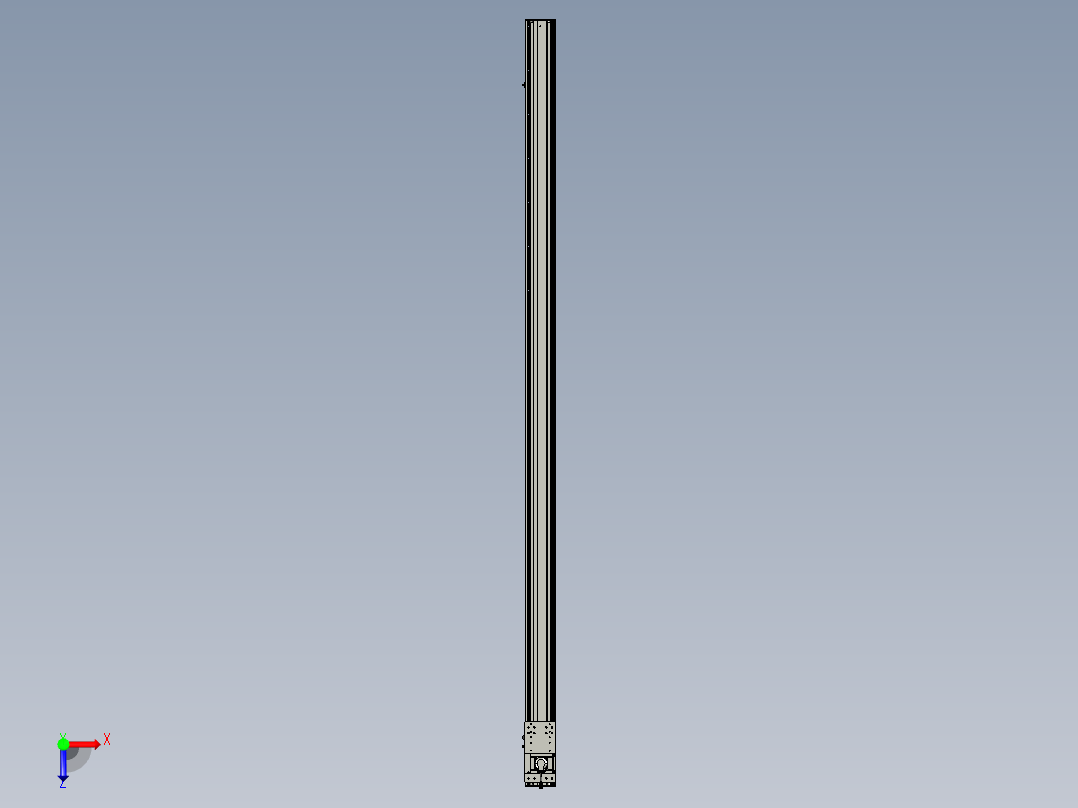 东锦齿条传动DH136G-S3150-BU-减速机+P400W俯视图