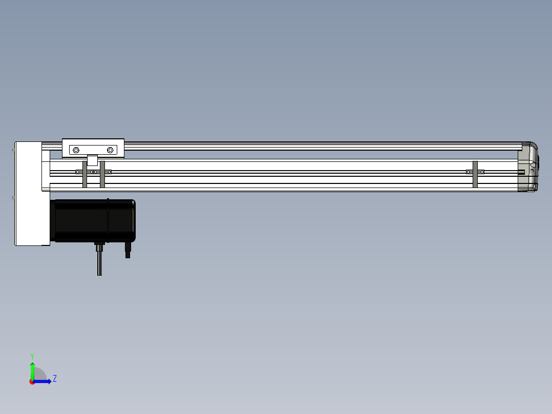 Toyo东佑达直线模组-ETH13-550-BM-400W左视图