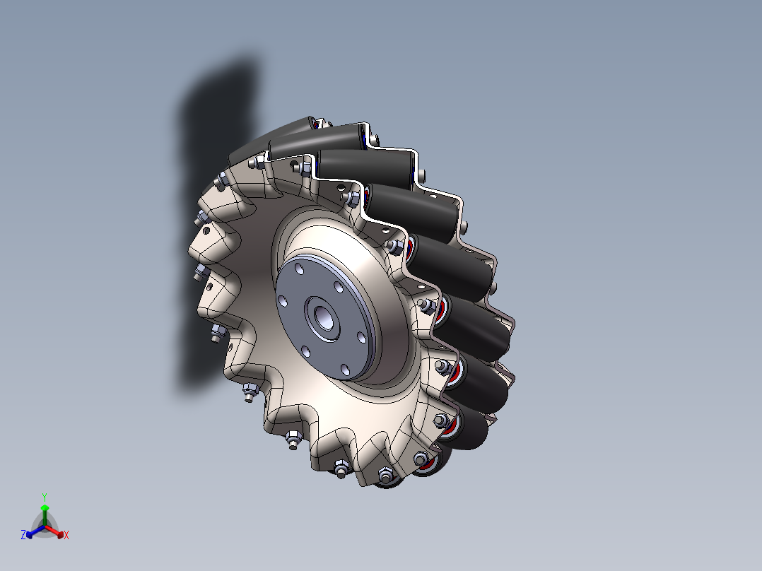 轮子正等轴测图