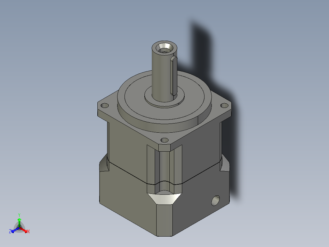 斜齿PGH142-L1 24-110-145-M8 WZ LR60 -8B CZ35.STEP正等轴测图