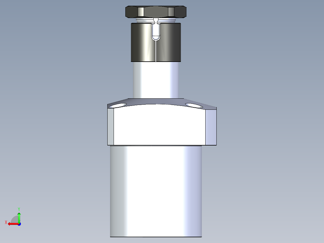 KOSMEKLHA0900-SL-Q20_R01多系列多零件图纸模型后视图