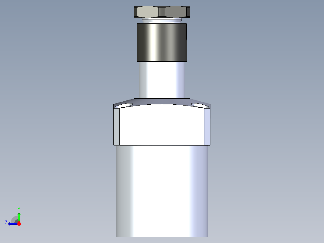 KOSMEKLHA0900-SL-Q20_R01多系列多零件图纸模型右视图