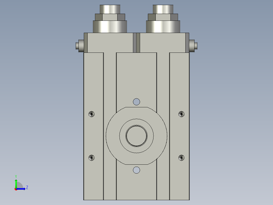 旋转气爪PRC25-180左视图