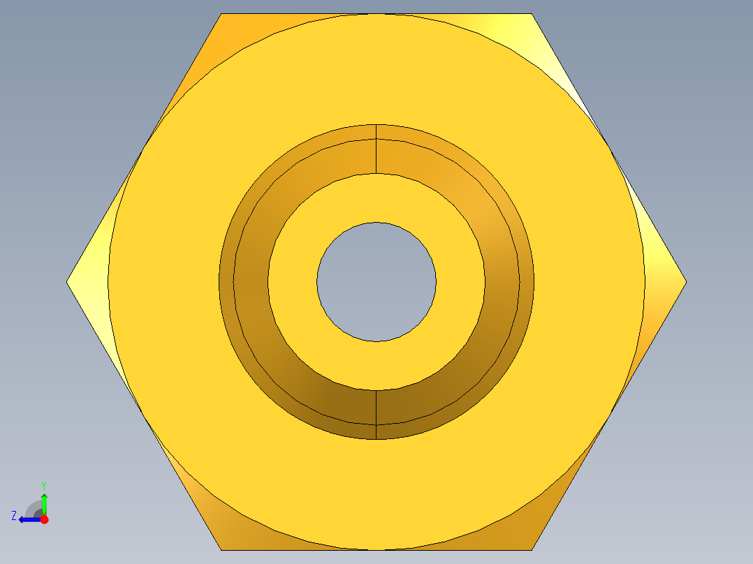 扩口式工业通用硬管接头Male Connector 48F-3-4右视图