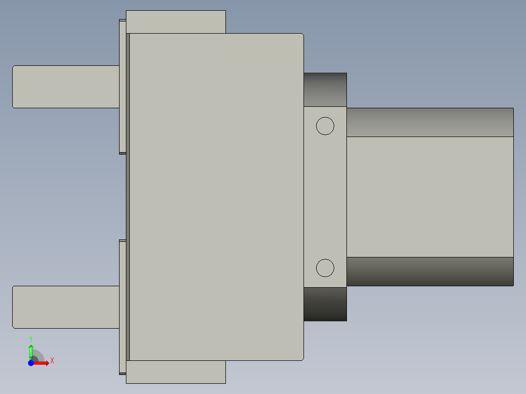 普通气爪PH01K-30C前视图