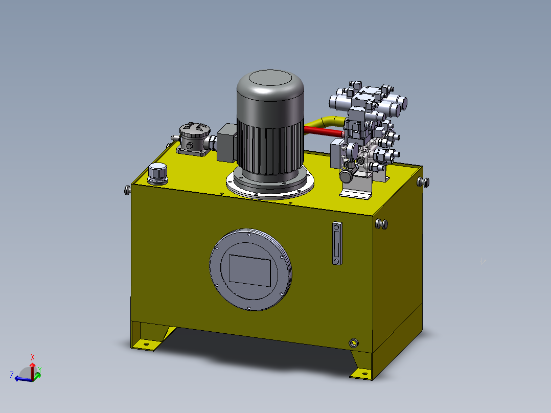 码垛<span style='color: red'>机器人</span>液压站