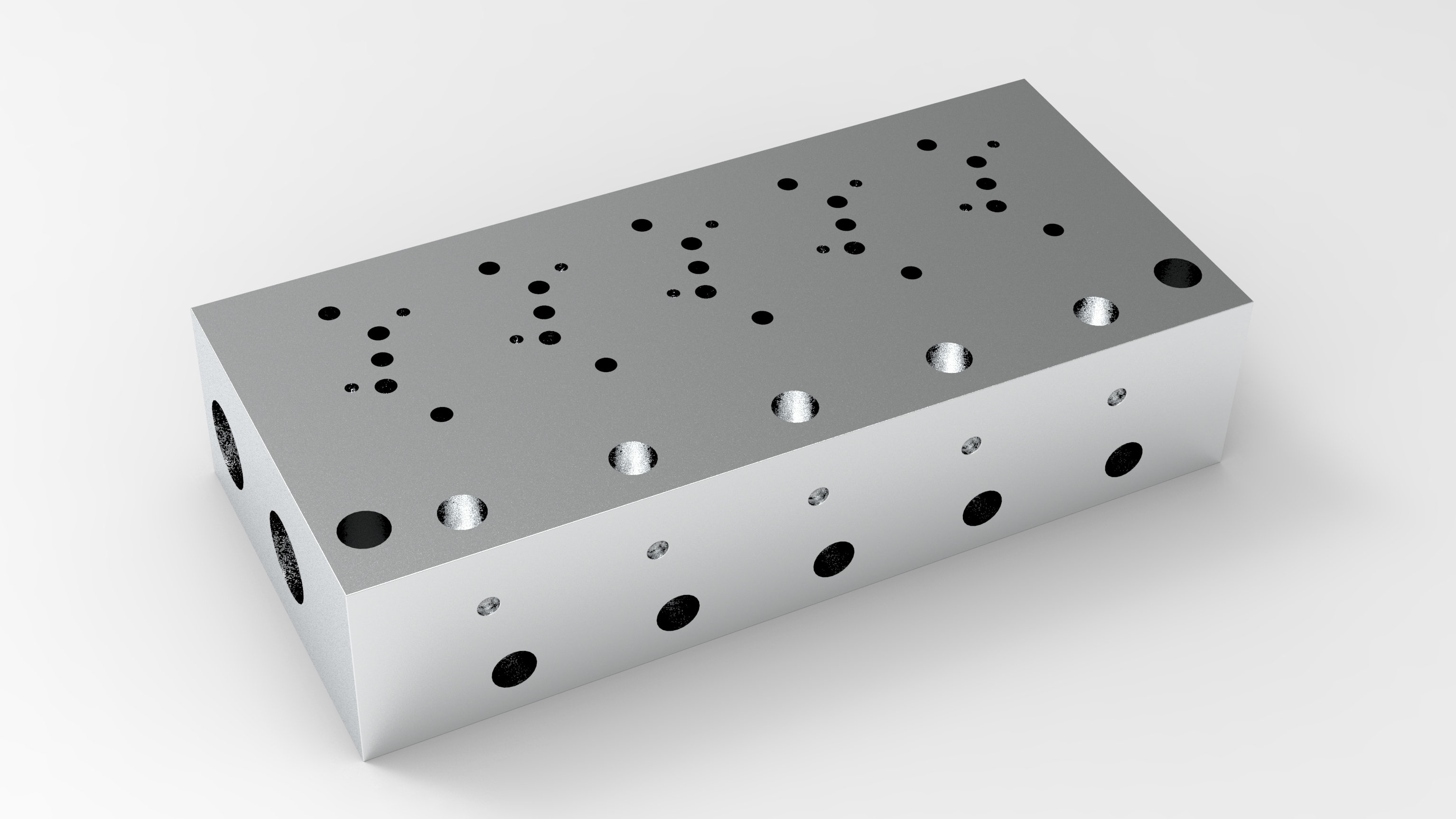 5口气动电磁阀3D模型图纸 STEP格式