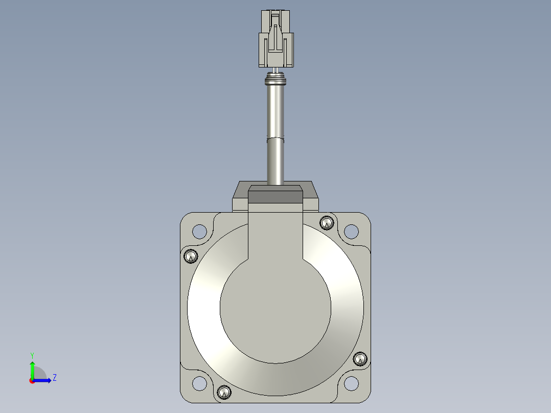 750W MHMJ伺服马达左视图