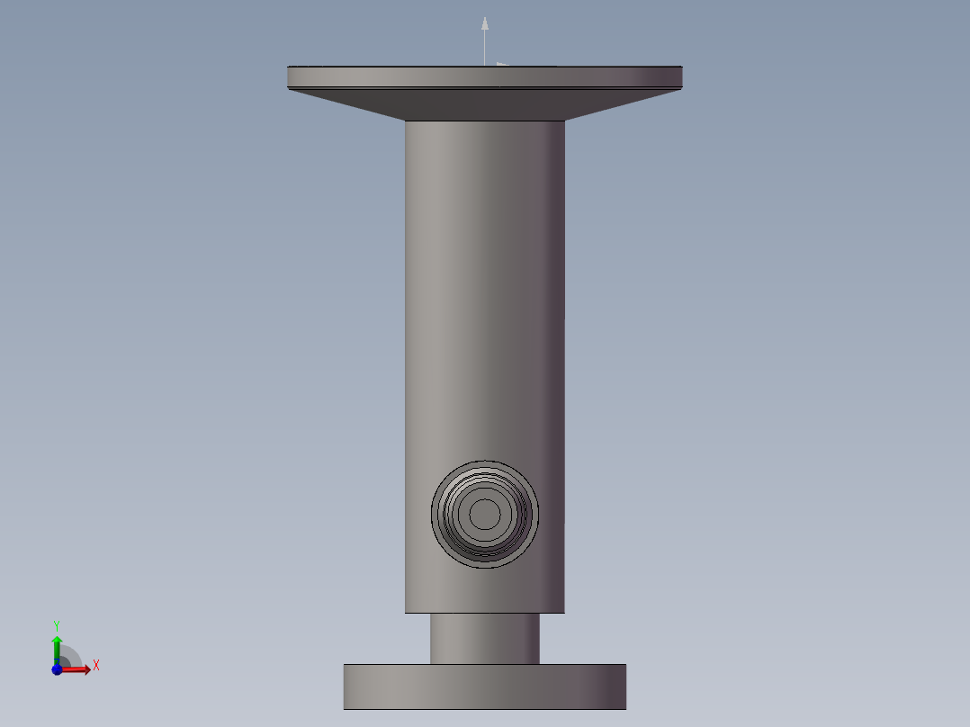 DN15不锈钢取样阀前视图