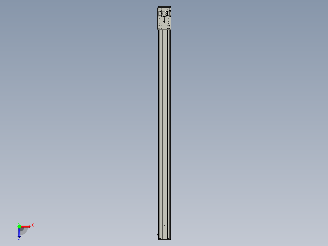 东锦齿条传动DH175G-L167-S2900-BU-减速机+750W俯视图