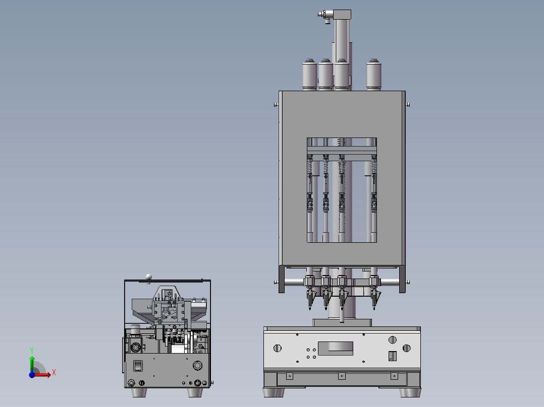 全自动打螺丝机前视图