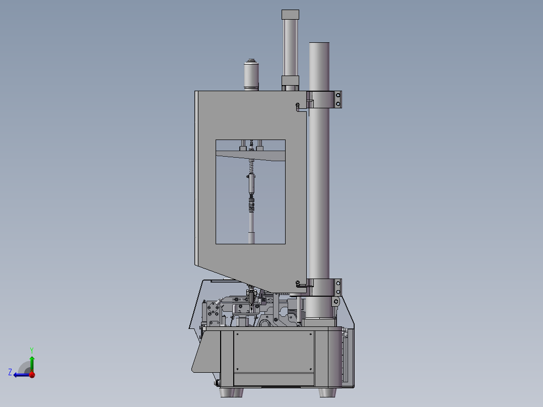 全自动打螺丝机右视图