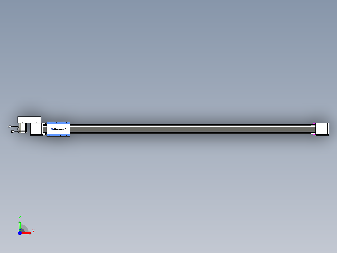 威洛博LB.GB同步带传动--欧规系列GB8-L96-S1900-BR-P40前视图