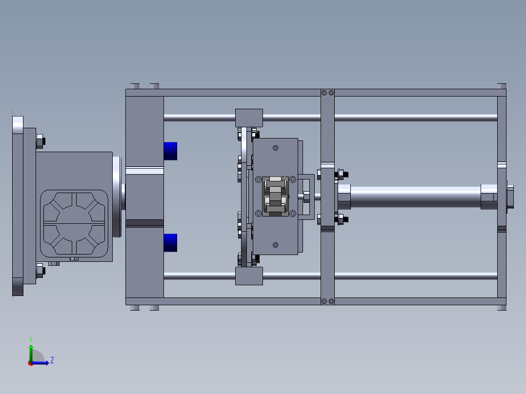 注塑机取件机械手结构设计【说明书+CAD+SOLIDWORKS】50左视图