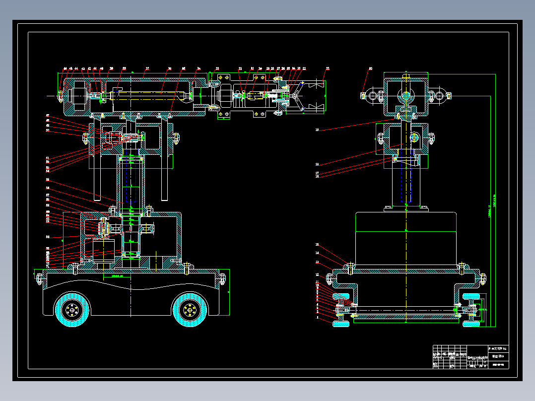 自行走式物料搬运机器人结构设计