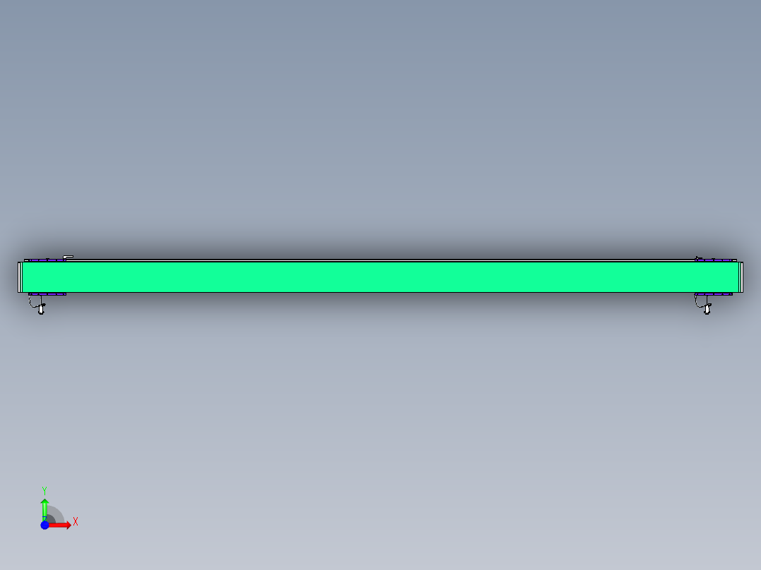 威洛博VL系列直线电机模组-2VL17E3-S3500前视图