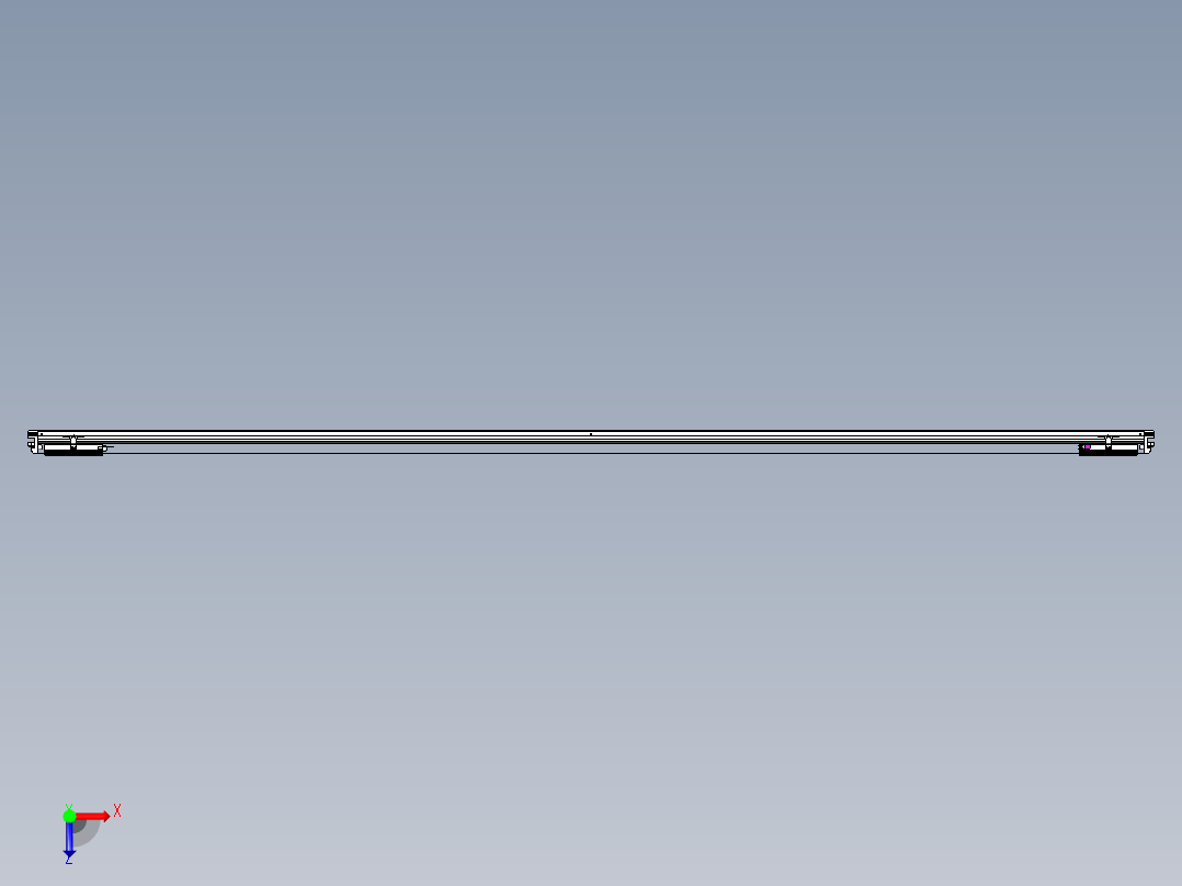 威洛博VL系列直线电机模组-2VL17E3-S3500俯视图
