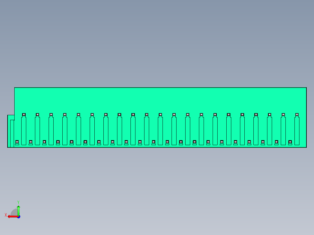 DEGSON 2EDG 系列 5.0mm 可插拔接线端子组-2EDGRTC-5.0-42P-14-00AH后视图