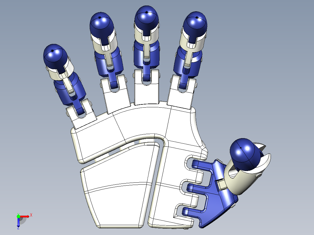 仿生机械手 (41)俯视图