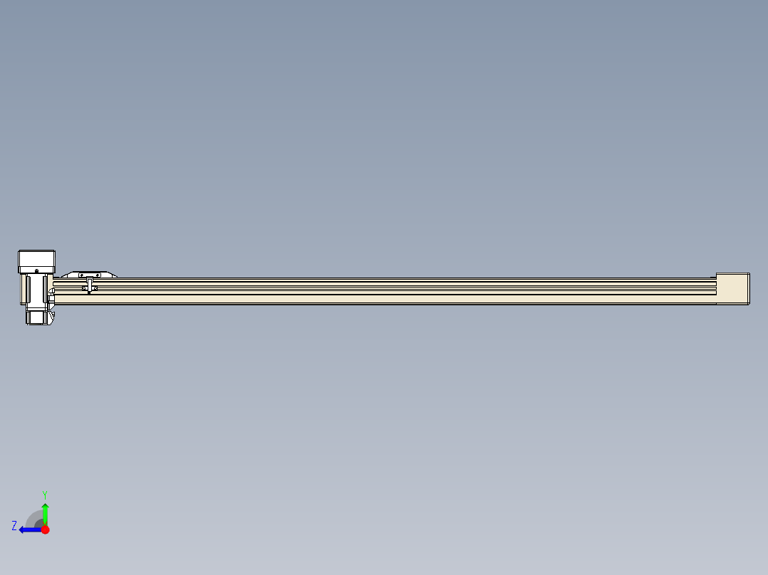 同步带全封闭直线模组TPA-HCB-65S-90-L1050-MR-C-P10-N3右视图
