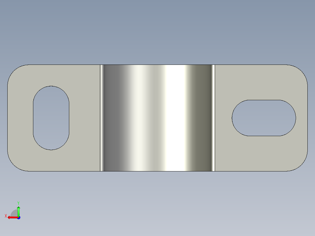 基恩士EH-910_bracket_kc图纸模型后视图
