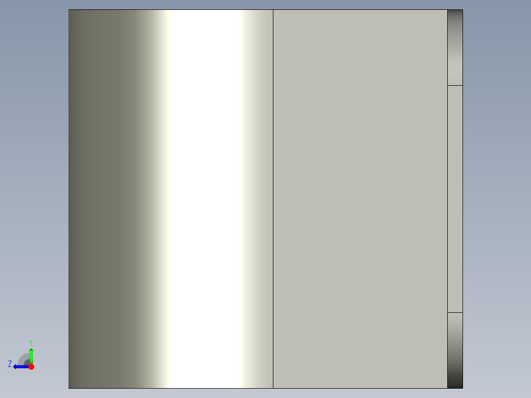 基恩士EH-910_bracket_kc图纸模型右视图