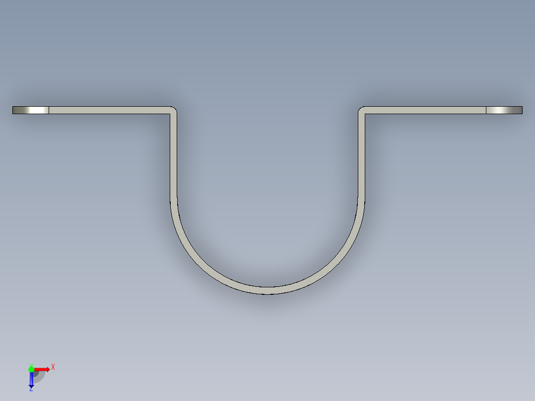 基恩士EH-910_bracket_kc图纸模型俯视图