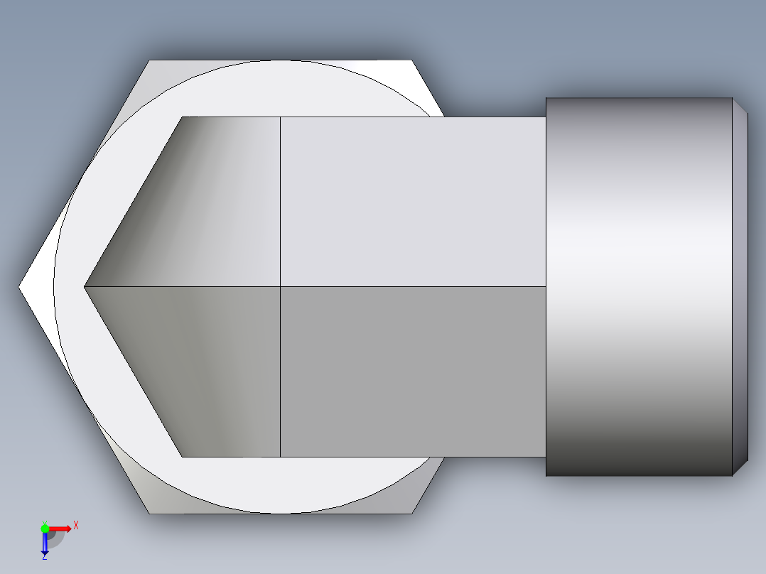 卡套式工业通用硬管接头EO_Assembled_adjustable_standpipe_elbow_EVW20SMOMD71俯视图