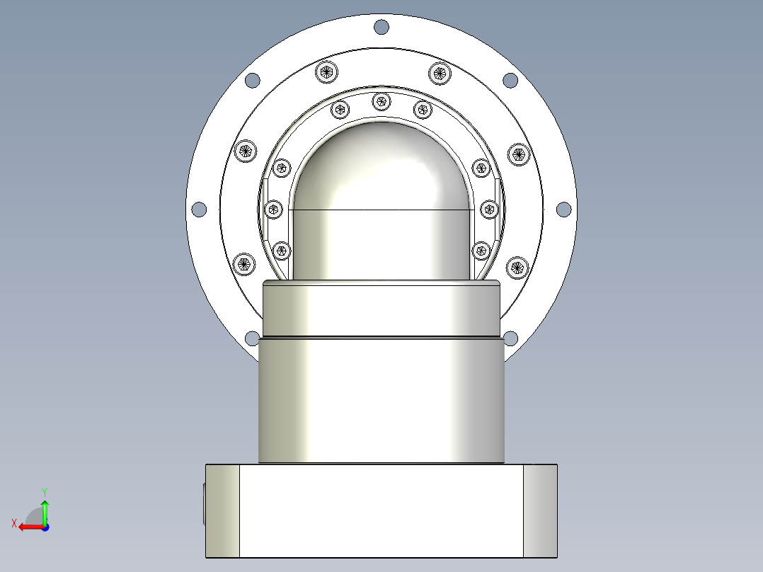 多摩川行星减速机TDR-110-L2-24HA24后视图