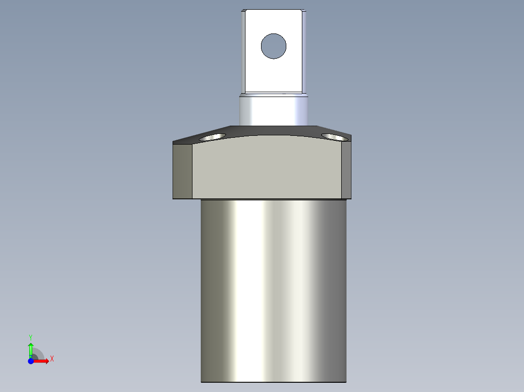 KOSMEKLHS0750-Sx-P多系列多零件图纸模型前视图