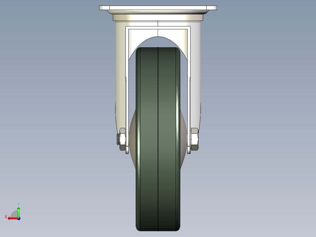 型材-KJN 531785 125MM WHEEL后视图