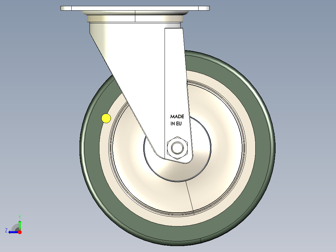 型材-KJN 531785 125MM WHEEL右视图