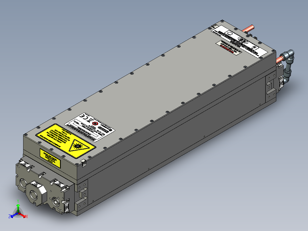 CX-10L10.6相干激光器正等轴测图
