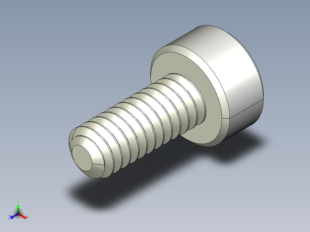 M2 x 0.4mm Thread 5mm LONG SOCKET HEAD CAP SCREW.IGS