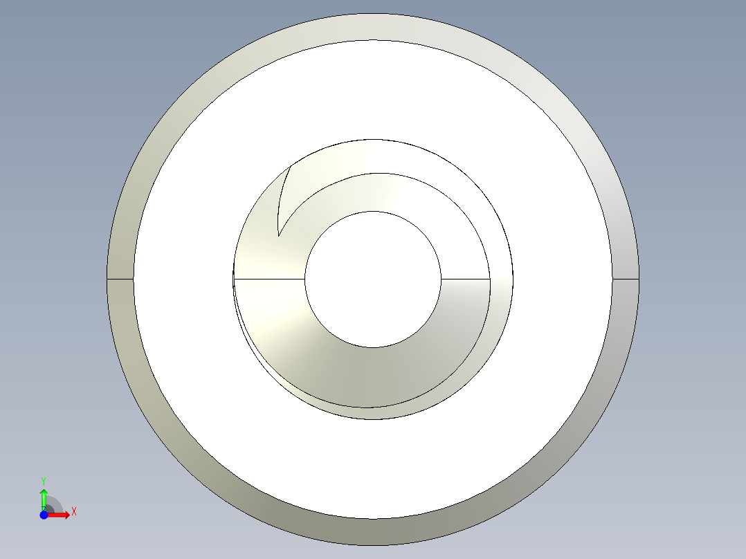 M2 x 0.4mm Thread 5mm LONG SOCKET HEAD CAP SCREW.IGS前视图