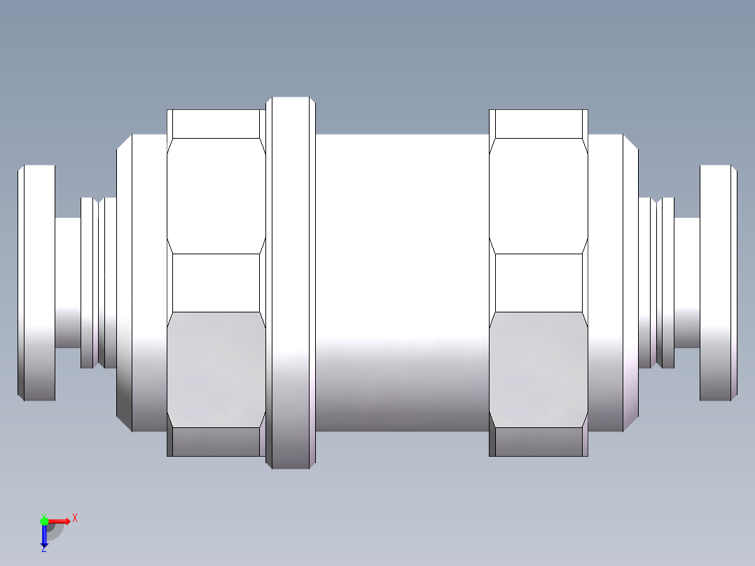 五金接头PM4俯视图