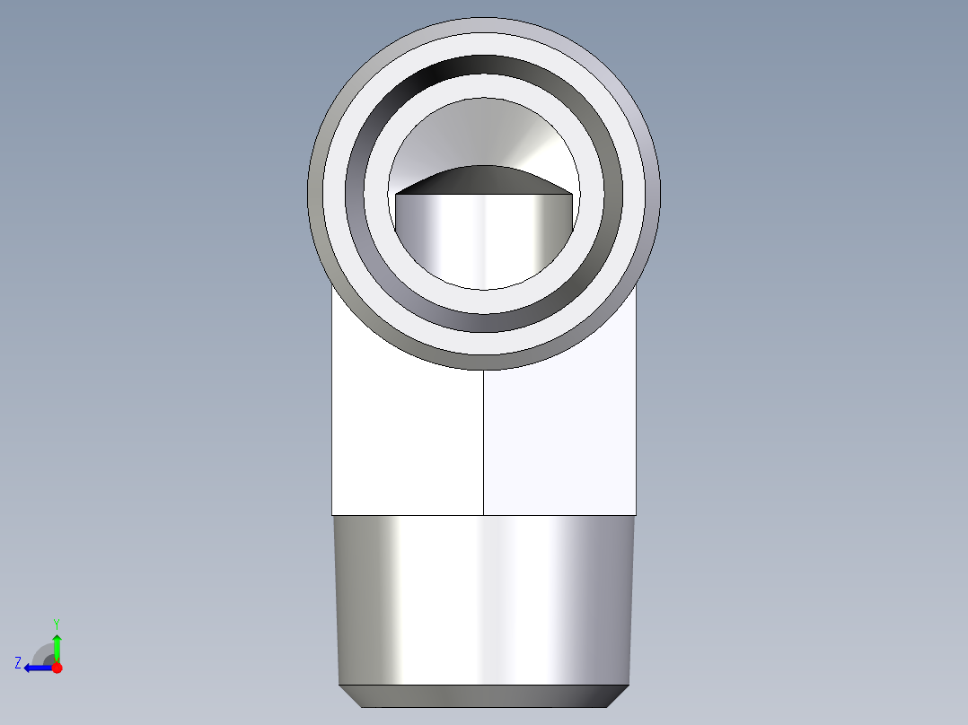 卡套式工业通用硬管接头EO_Male_stud_elbow_WE15LMCFX右视图