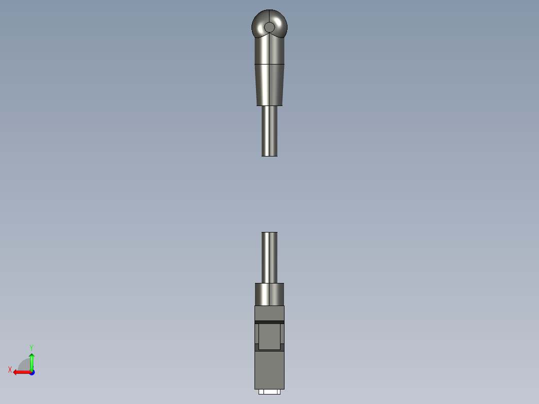 基恩士CA-CN3_5_10_17_L_kc图纸模型后视图